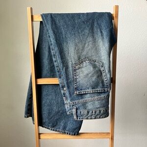 S.O.N.G Baggy Wide Leg Denim Jeans Pants